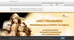 Desktop Screenshot of lucetpeluqueros.com