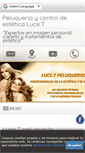 Mobile Screenshot of lucetpeluqueros.com